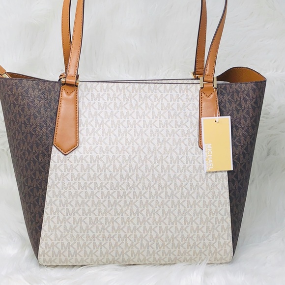 Nwt Michael Kors Kimberly LG bonded tote - Picture 8 of 8